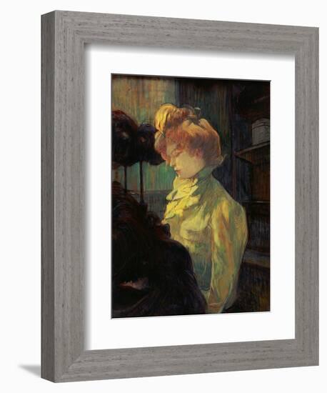 La Modiste, 1900-Henri de Toulouse-Lautrec-Framed Giclee Print