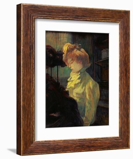 La Modiste, 1900-Henri de Toulouse-Lautrec-Framed Giclee Print