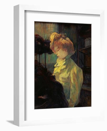 La Modiste, 1900-Henri de Toulouse-Lautrec-Framed Giclee Print