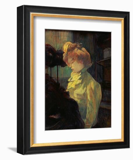 La Modiste, 1900-Henri de Toulouse-Lautrec-Framed Giclee Print