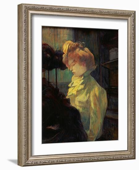 La Modiste, 1900-Henri de Toulouse-Lautrec-Framed Giclee Print