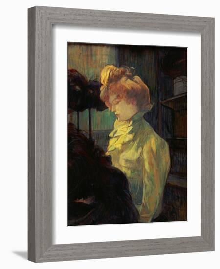 La Modiste, 1900-Henri de Toulouse-Lautrec-Framed Giclee Print