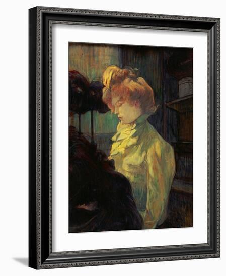 La Modiste, 1900-Henri de Toulouse-Lautrec-Framed Giclee Print