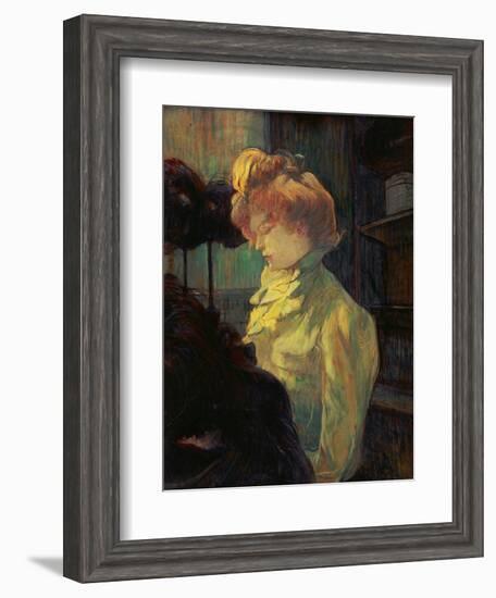 La Modiste, 1900-Henri de Toulouse-Lautrec-Framed Giclee Print