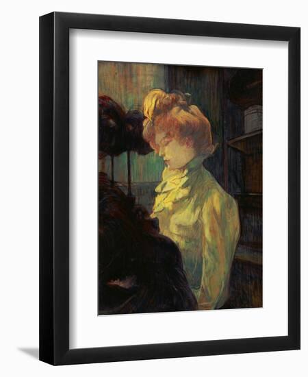 La Modiste, 1900-Henri de Toulouse-Lautrec-Framed Giclee Print