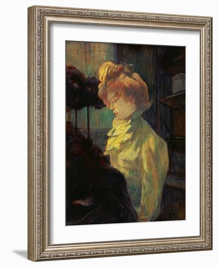 La Modiste, 1900-Henri de Toulouse-Lautrec-Framed Giclee Print