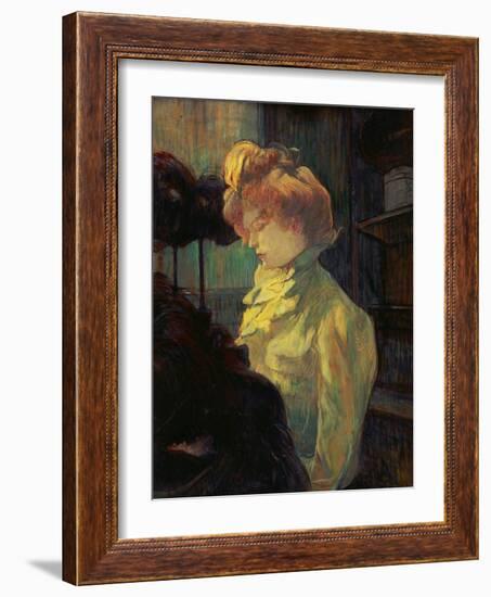 La Modiste, 1900-Henri de Toulouse-Lautrec-Framed Giclee Print