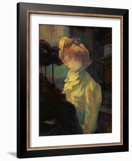 La Modiste, 1900-Henri de Toulouse-Lautrec-Framed Giclee Print