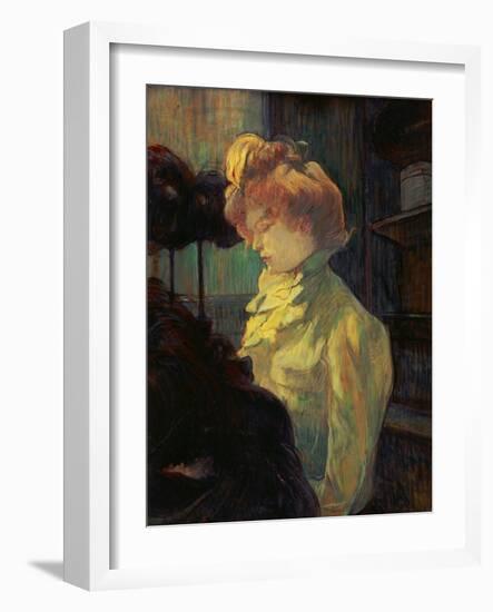 La Modiste, 1900-Henri de Toulouse-Lautrec-Framed Giclee Print