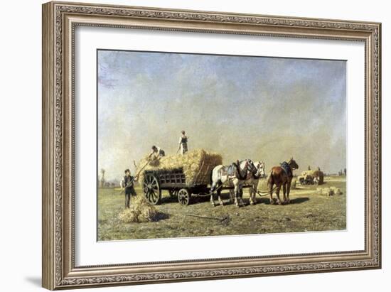 La moisson-Jules Veyrassat-Framed Giclee Print