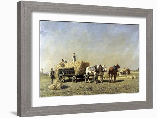 La moisson-Jules Veyrassat-Framed Giclee Print