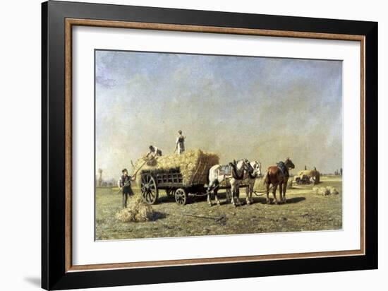 La moisson-Jules Veyrassat-Framed Giclee Print