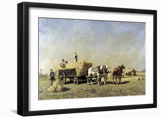 La moisson-Jules Veyrassat-Framed Giclee Print