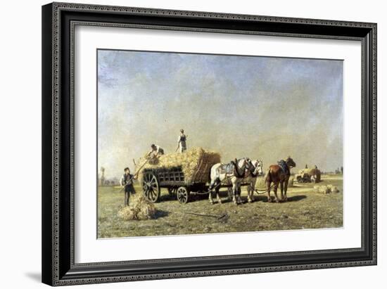 La moisson-Jules Veyrassat-Framed Giclee Print