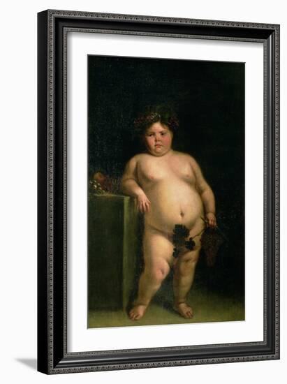 La Monstrua Desnuda, Eugenia Martinez Vallejo Unclothed-Don Juan Carreño de Miranda-Framed Giclee Print