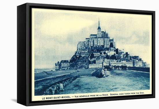 La Mont Saint Michel-null-Framed Stretched Canvas