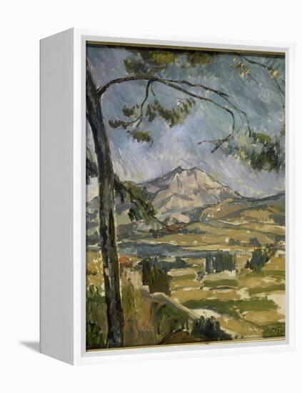 La montagne Sainte Victoire-Paul Cézanne-Framed Premier Image Canvas