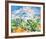 La Montagne St. Victoire-Paul Cézanne-Framed Art Print