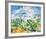 La Montagne St. Victoire-Paul Cézanne-Framed Art Print