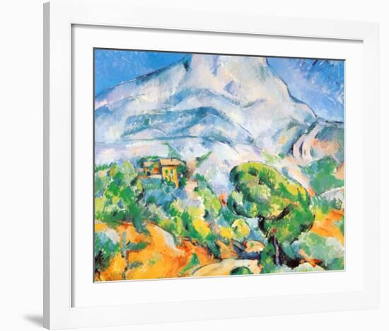 La Montagne St. Victoire-Paul Cézanne-Framed Art Print