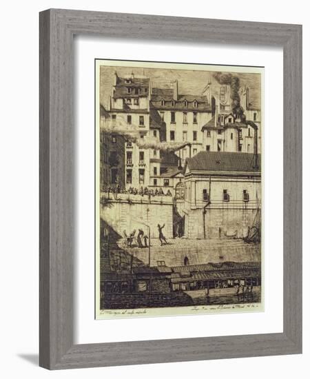 La Morgue, 1854-Charles Meryon-Framed Giclee Print