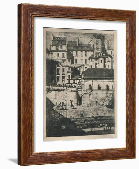 'La Morgue (3rd State, 9 1/8 x 8 1/8 Inches)', 1854, (1927)-Charles Meryon-Framed Giclee Print