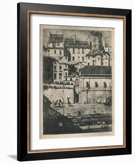 'La Morgue (3rd State, 9 1/8 x 8 1/8 Inches)', 1854, (1927)-Charles Meryon-Framed Giclee Print