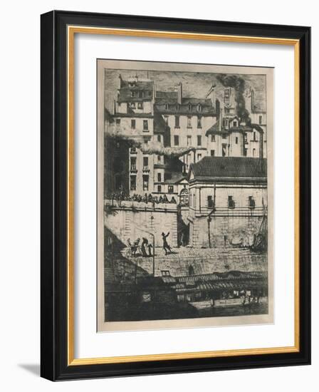 'La Morgue (3rd State, 9 1/8 x 8 1/8 Inches)', 1854, (1927)-Charles Meryon-Framed Giclee Print