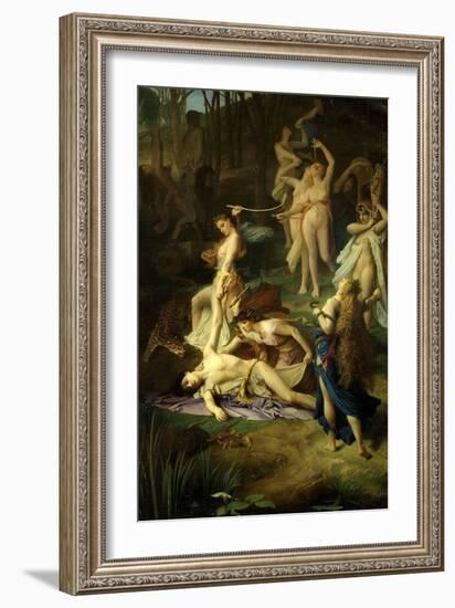 La Mort D'Orphée (The Death of Orpheus), 1866-Emile Levy-Framed Giclee Print