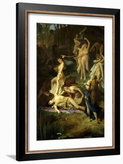 La Mort D'Orphée (The Death of Orpheus), 1866-Emile Levy-Framed Giclee Print