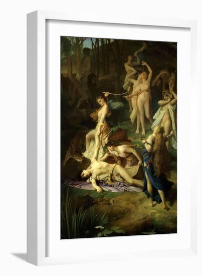 La Mort D'Orphée (The Death of Orpheus), 1866-Emile Levy-Framed Giclee Print