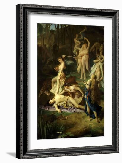 La Mort D'Orphée (The Death of Orpheus), 1866-Emile Levy-Framed Giclee Print
