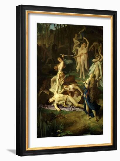La Mort D'Orphée (The Death of Orpheus), 1866-Emile Levy-Framed Giclee Print