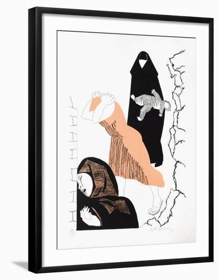 La Mort De L'Enfant-André Fougeron-Framed Limited Edition