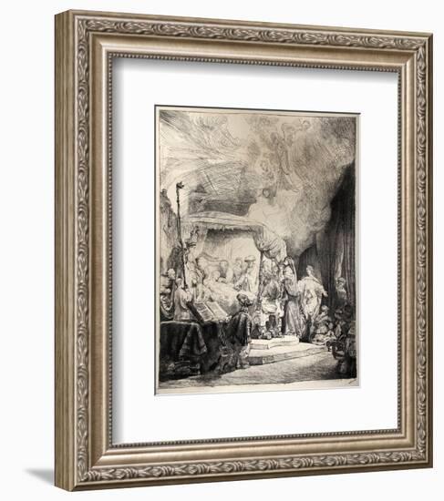 La Mort de la Vierge (B99)-Amand Durand-Framed Collectable Print