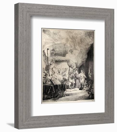 La Mort de la Vierge (B99)-Amand Durand-Framed Collectable Print