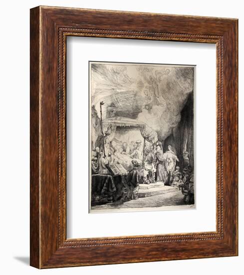 La Mort de la Vierge (B99)-Amand Durand-Framed Collectable Print