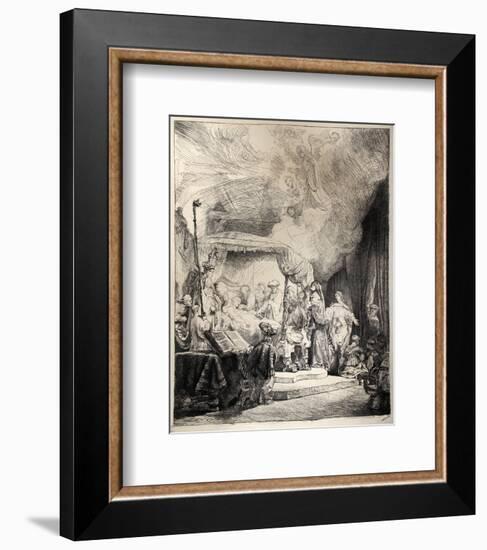 La Mort de la Vierge (B99)-Amand Durand-Framed Collectable Print