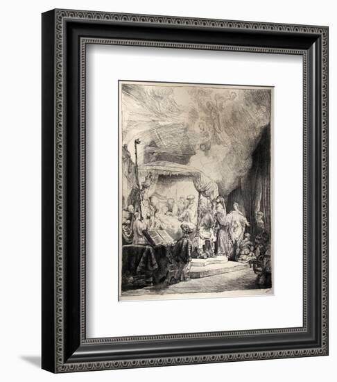 La Mort de la Vierge (B99)-Amand Durand-Framed Collectable Print