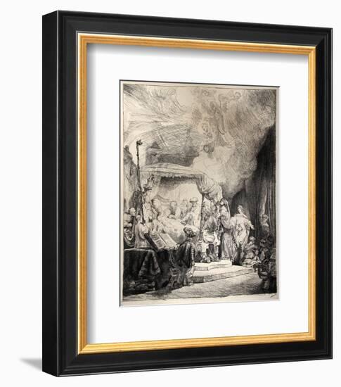 La Mort de la Vierge (B99)-Amand Durand-Framed Collectable Print