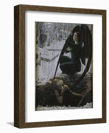 La Mort et le fossoyeur-Carlos Schwabe-Framed Giclee Print