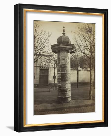 La Mosquée de Paris-Charles Marville-Framed Giclee Print