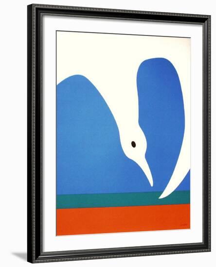 La Mouette III-Jean Coulot-Framed Serigraph