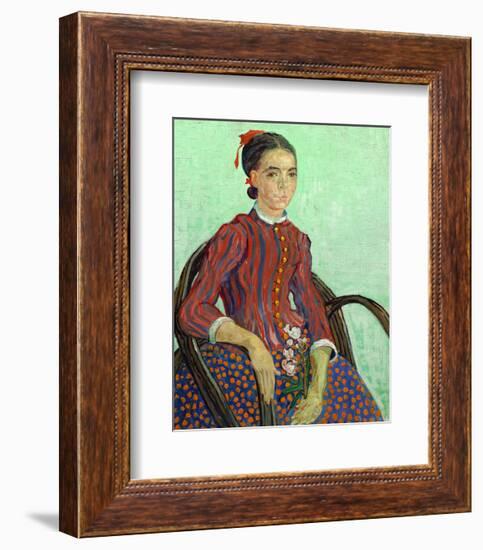 La Mousmé, 1888-Vincent van Gogh-Framed Art Print