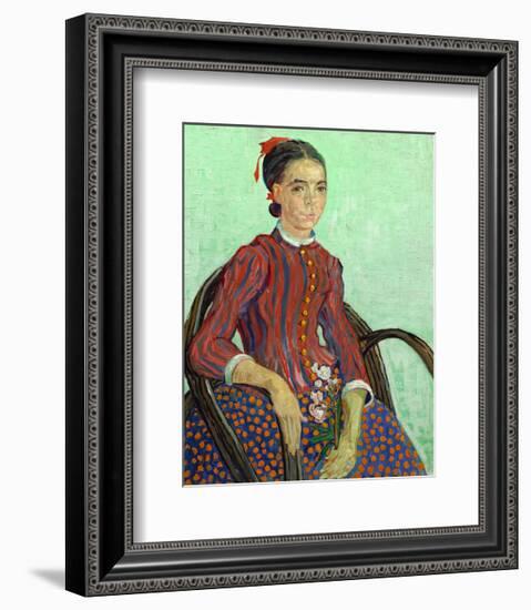 La Mousmé, 1888-Vincent van Gogh-Framed Art Print