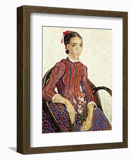 La Mousme, 1888-Vincent van Gogh-Framed Giclee Print