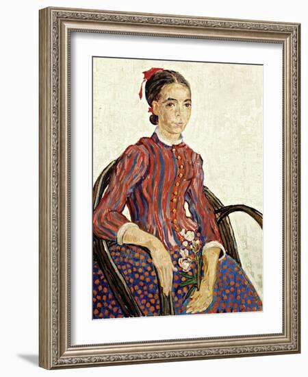 La Mousme, 1888-Vincent van Gogh-Framed Giclee Print