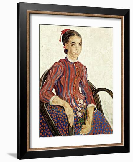 La Mousme, 1888-Vincent van Gogh-Framed Giclee Print