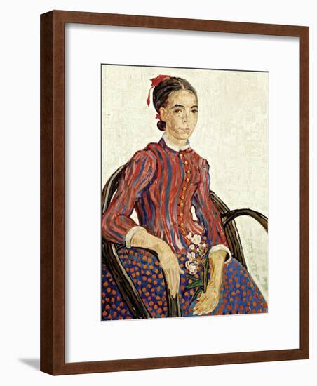 La Mousme, 1888-Vincent van Gogh-Framed Giclee Print