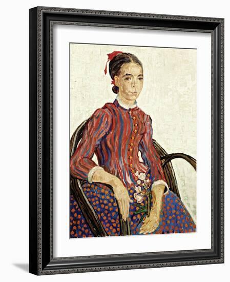 La Mousme, 1888-Vincent van Gogh-Framed Giclee Print